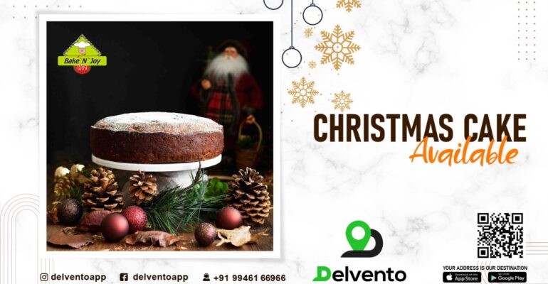 Merry Christmas Cake | Home Delivery | Order Online | Delvento